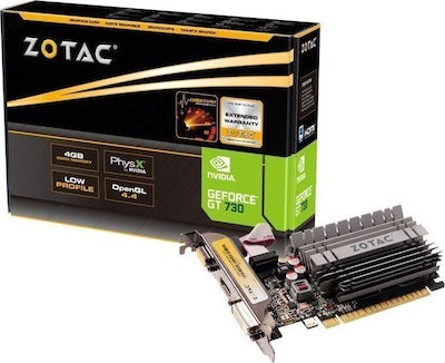 Zotac GeForce GT 730 4GB GDDR3 Ediția Zonei Placă Grafică