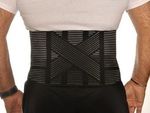 Orthomedicare Lombostate Elastic Lumbar Belt Post-operative Belt Waist in Black color