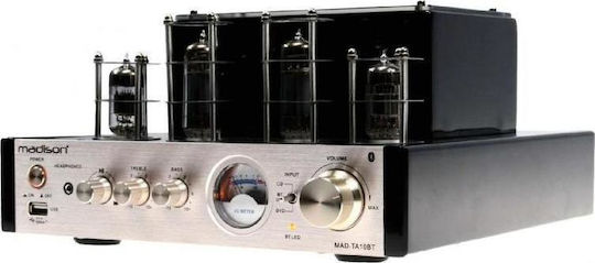 Madison MAD-TA10BT Rohr Integriert Hi-Fi-Verstärker Stereo 25W/4Ω Silber