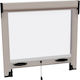 GS Kit 103 Moskitonetz Fenster Vertikale Bewegung aus Fiberglas Weiß mit Rahmen 160x100cm