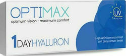 Optimax Hyaluron 1day 30 Daily Contact Lenses Hydrogel with UV Protection