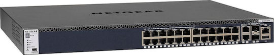 NetGear M4300-28G Managed L3 Switch with 24 Gigabit (1Gbps) Ethernet Ports and 2 SFP Ports