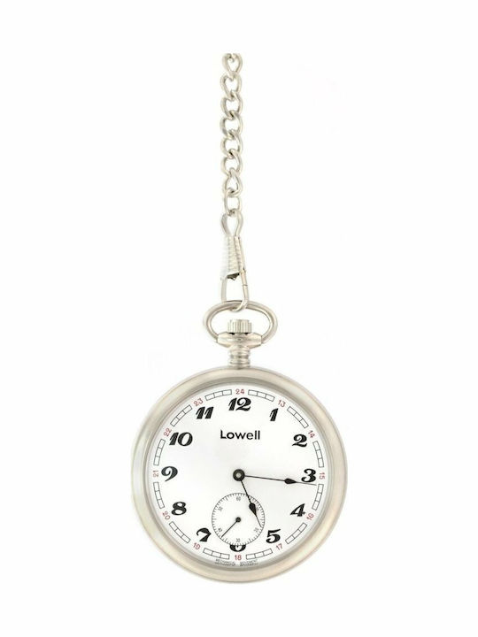 Lowell Ανδρικό Ρολόι 51mm Τσέπης