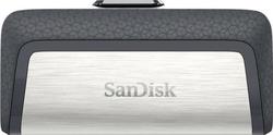 Sandisk Ultra Dual Drive 128GB USB 3.1 Stick με σύνδεση USB-A & USB-C Λευκό