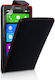 YouSave Accessories Leather-Effect Flip Vertical Flip Δερματίνης Μαγνητικό Μαύρο
