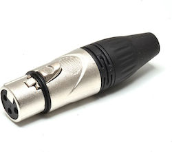 Metro PX-001PN Plug XLR female Silver (534006)