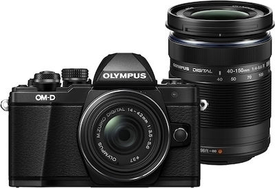 Olympus OM-D E-M10 Mark II Kit (ED 14-42mm II R & ED 40-150mm R) Black