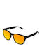 Hawkers Carbon Black Daylight One Unisex Sunglasses with Black Plastic Frame and Orange Polarized Mirror Lens HKRS2009