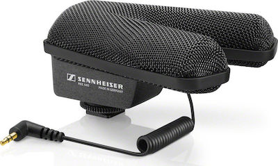 Sennheiser Shotgun / Condenser 3.5mm Microphone MKE 440 Shock Mounted/Clip On for Camera