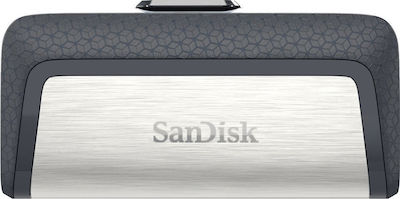 Sandisk Ultra Dual Drive 32GB USB 3.1 Stick with connection USB-A & USB-C White