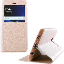 Volte-Tel Synthetic Leather Book Gold (Galaxy S7)