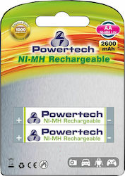 Powertech Επαναφορτιζόμενες Μπαταρίες AA Ni-MH ...