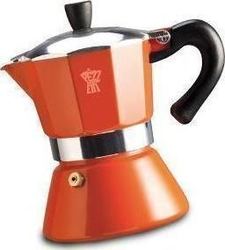 Pezzetti Espresso Elektrisch Espresso-Kanne 3 Cups Orange