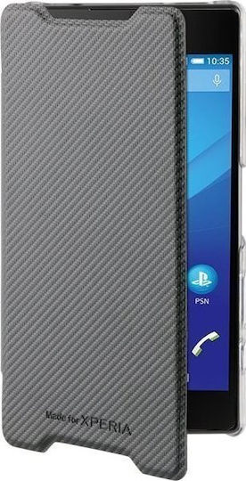 Roxfit Book Δερματίνης Ασημί (Xperia Z5 Compact)