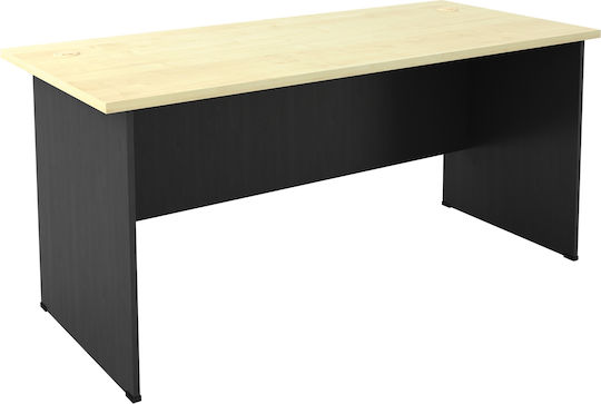 Professional Office Dark Wooden Dark Grey 150x70x74cm