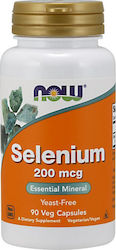 Now Foods Selenium 200mg 90 veg. Kappen