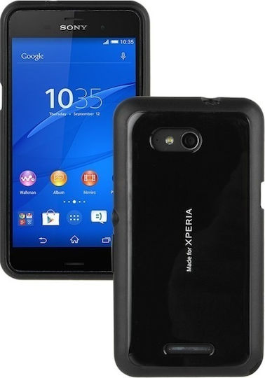 Roxfit Gel Shell Slim Back Cover Σιλικόνης Μαύρο (Xperia E4g)