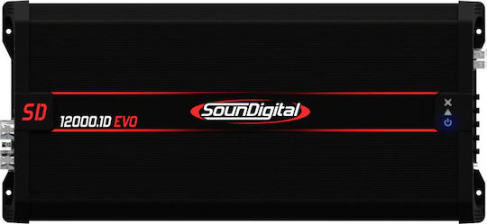 SounDigital Car Audio Amplifier SD12KD.1D Evo 1 Channel SD12K.1D