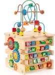 Kidkraft Maze Deluxe Activity Cube made of Wood for 36++ Months