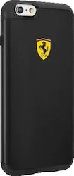 Ferrari Umschlag Rückseite Schware (iPhone 6/6s)