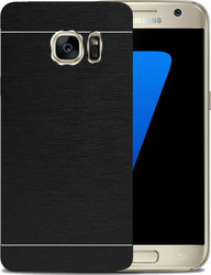 Metallic Back Cover Black (Galaxy S7 Edge)