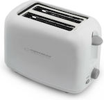 Esperanza Toster Ciabatta EKT002 Toaster 2 Schlitze 600W Weiß