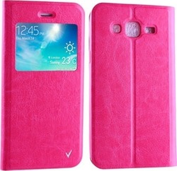 Volte-Tel Synthetic Leather Book Pink (Galaxy J5)