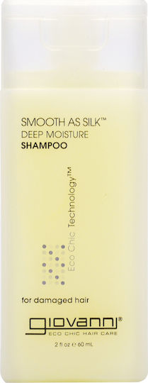 Giovanni Smooth As Silk Deep Moisture Shampoos Reconstruction/Nourishment & Hydration for All Hair Types 60ml
