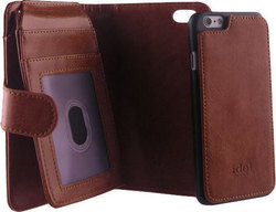 Idol 1991 2in1 Business Wallet Synthetisches Leder Braun (iPhone 6/6s) 8140129