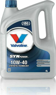 Valvoline Λάδι Αυτοκινήτου SynPower 10W-40 4lt