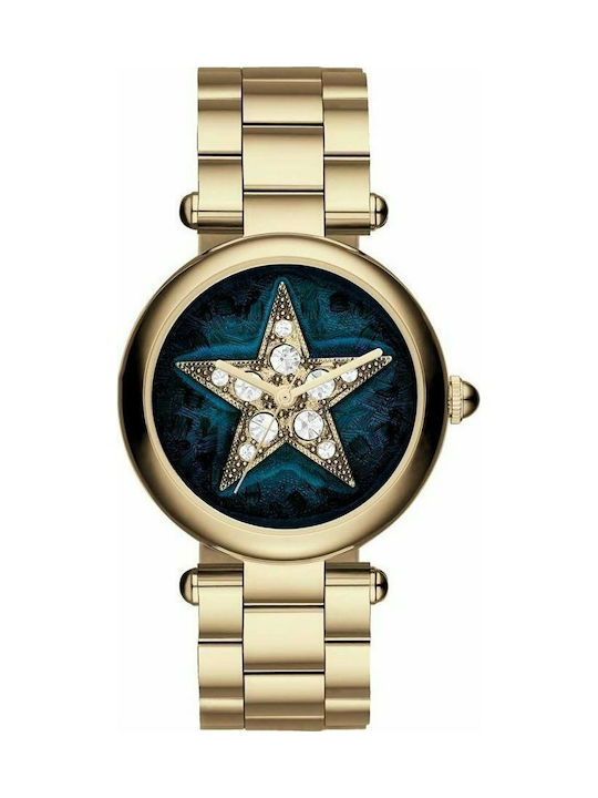 Marc Jacobs Dotty Uhr mit Gold Metallarmband