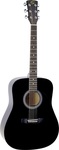 Soundsation Akustisch Akustikgitarre Yosemite DN BK Black Schwarz