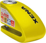 Xena XX6-Y Κλειδαριά Δισκόφρενου Μοτοσυκλέτας με Συναγερμό & Πείρο 6mm Κίτρινο Χρώμα