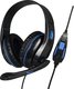 Sades Tpower Over Ear Gaming Headset with Connection 3.5mm Blue