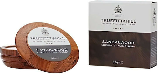 Truefitt & Hill Sandalwood Luxury Seife Rasieren in Holzschüssel 99gr