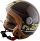 Beon B-110 Nano+ Jet Helmet 1000gr Brown