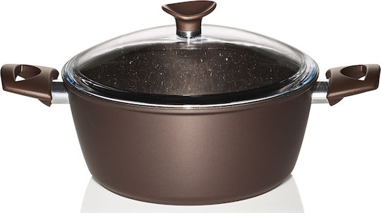 Pyramis Stone Chef Tiefer Topf aus Aluminium 5Es / 24cm