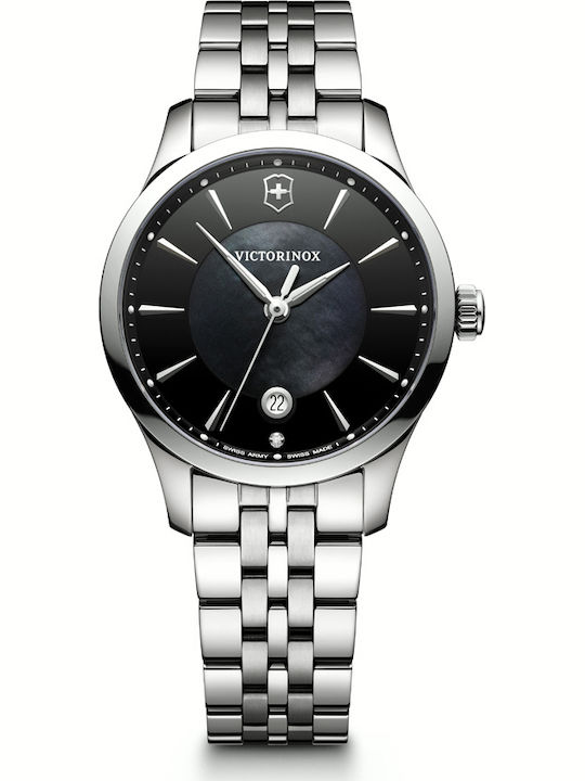 Alliance Small Women's Watch with Silver Metal Bracelet