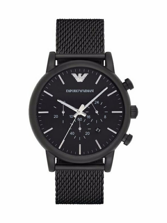 Emporio Armani Ρολόι Μπαταρίας με Μεταλλικό Μπρασελέ Emporio Armani Ρολόι Μπαταρίας με Μεταλλικό Μπρασελέ