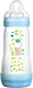 Mam Plastikflasche Easy Start Anti-Colic Gegen Koliken mit Silikonsauger für 2+ Monate Light blue Fuchs 260ml 1Stück