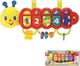 MG Toys Musikinstrument Melodische Raupe mit Musik, Licht und Geräuschen für 0++ Monate
