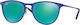 Ray Ban Ochelari De Soare Pentru Copii Rotunzi Cu Lentilă Oglindă Albastră