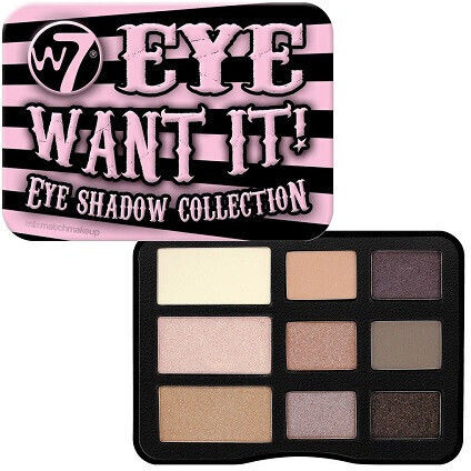 W7 Cosmetics Want It Paletă Cu Fard De Pleoape În Formă Presată 10gr