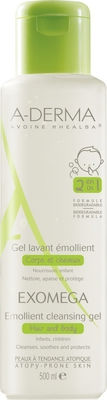 A-Derma Exomega Emollient Cleansing Gel για Ατοπικό Δέρμα 500ml