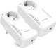 Tenda P1001P Powerline Dual Kit Wired with Passthrough Socket and Gigabit Ethernet Port