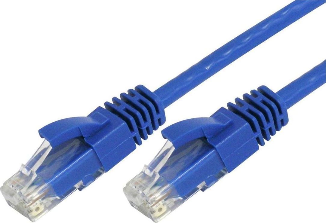 Powertech U/UTP Cat.5e Καλώδιο Δικτύου Ethernet 1m Μπλε (CAB-N051 ...