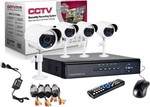 SRS1258 Ολοκληρωμένο Σύστημα CCTV με 4 Κάμερες 720P