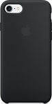 Apple Silicone Case Umschlag Rückseite Silikon Schwarz (iPhone SE 2022/2020/8/7) MMW82ZM/A