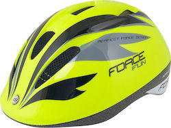 Force Fun Stripes -7 Kids' Helmet for City Bike Yellow