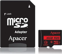 Apacer R85 microSDHC 16GB Clasa 10 U1 UHS-I cu adaptor